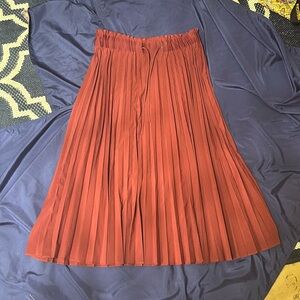 Athleta Hayes Pleaded midi skirt women’s xs